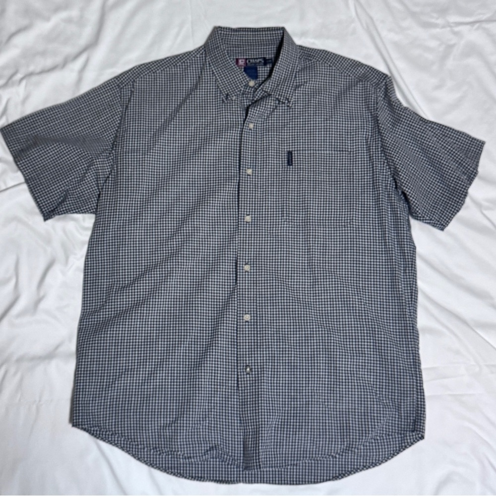 Ralph Lauren Blue Casual Button Down Shirt with Classic Style